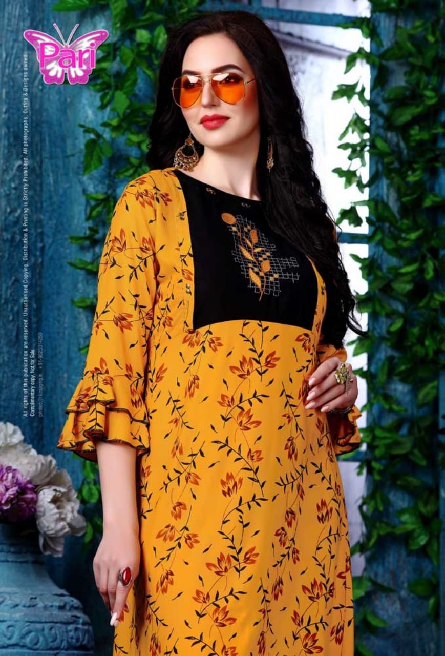Pari Mishti 2 Heavy Rayon Casual Wear Printed Kurti